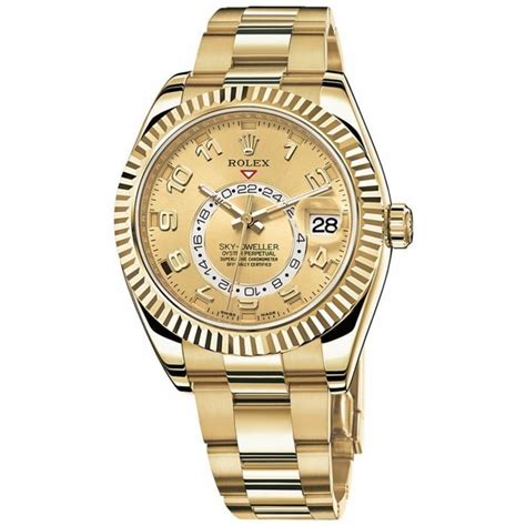 rolex sky-dweller 326938 18k gold dial 42mm automatic watch|rolex sky dweller gold.